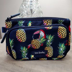 Vera Bradley Lighten Up Compact Organizer in toucan party pattern